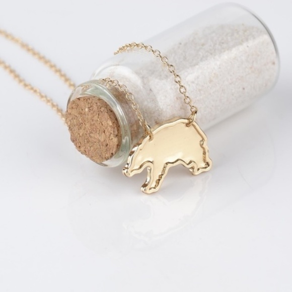 Mama Bear BEAR Necklace Gold - Picture 3 of 3